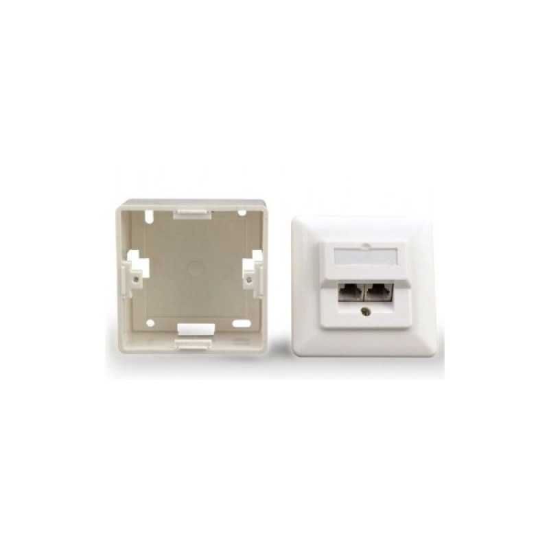 Комп'ютерна розетка RJ45x2 FTP cat.6 Cablexpert (MWS-2S6-01)