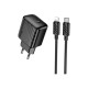 Зарядний пристрій HOCO CS24A Puerto USB-C PD25W + cable USB-C to Lightning Black (6942007639767)