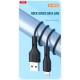 Дата кабель USB 2.0 AM to Lightning 1.0m Rock XO (NB230_L_White)