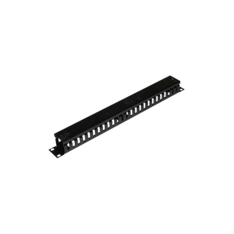 Кабельний організатор 19" 1U з кришкою, корпус метал Voltronic (05055)