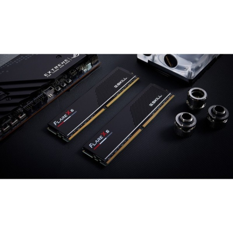 Модуль пам'яті для комп'ютера DDR5 32GB (2x16GB) 6000 MHz Ripjaws S5 G.Skill (F5-6000J3040F16GX2-RS5K)