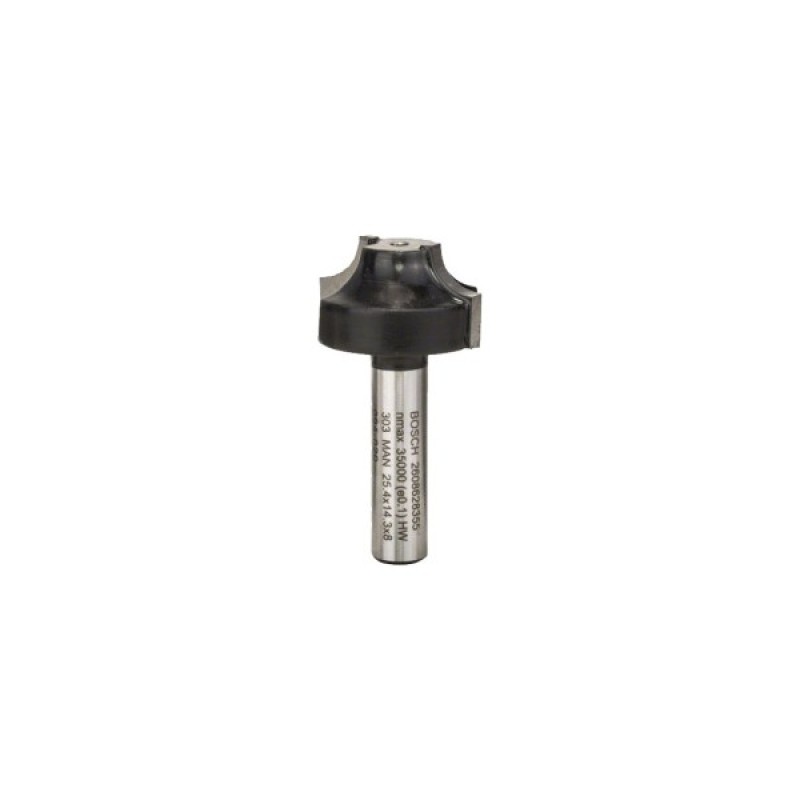 Фреза Bosch Professional профільна E, Std, S8, R6.3, D25.4, L14 (2.608.628.355)