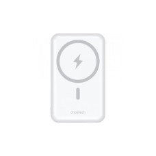 Батарея універсальна Choetech Magnetic Wireless 10000mAh 20W, PD,QC/3.0, USB-A, USB-C, White (B663-ACWH)