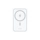 Батарея універсальна Choetech Magnetic Wireless 10000mAh 20W, PD,QC/3.0, USB-A, USB-C, White (B663-ACWH)