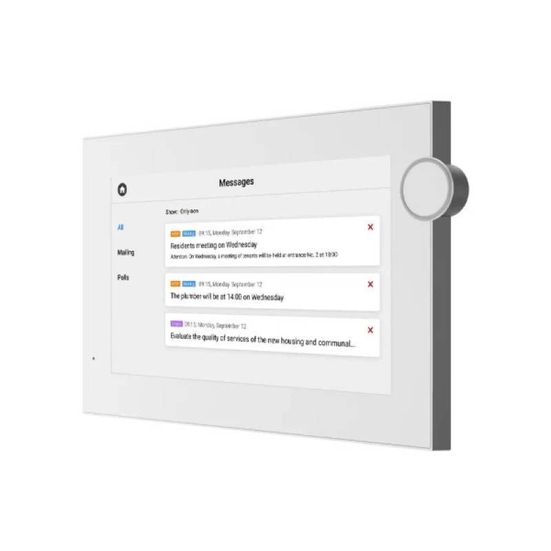 Відеодомофон Bas-IP AZ-07LF Android WiFi white