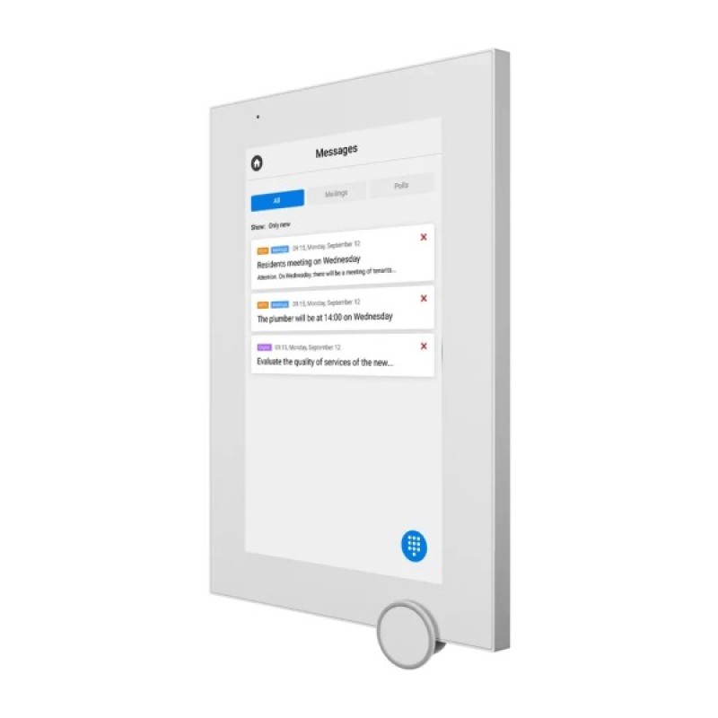 Відеодомофон Bas-IP AZ-07LF Android WiFi white