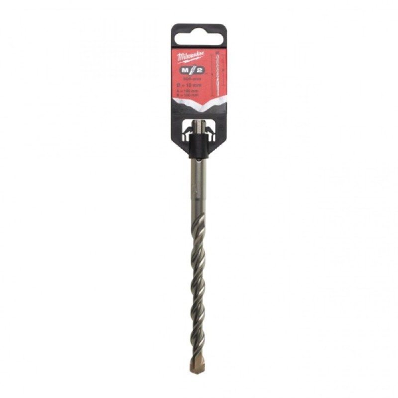 Бур Milwaukee SDS+ M2, 10,0х160х100мм (4932307073)
