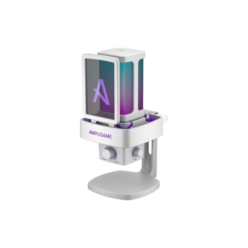 Мікрофон Fifine Ampligame Q8PROW USB White (Q8PROW)