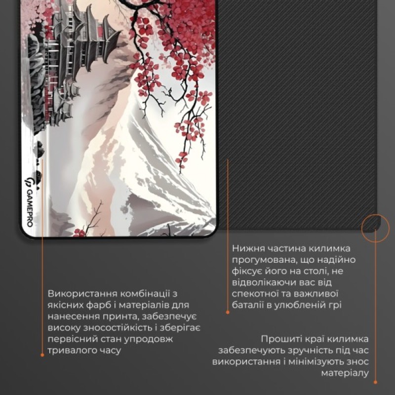 Килимок для мишки GamePro Speed/Control Gray-Pink (MP145JS)