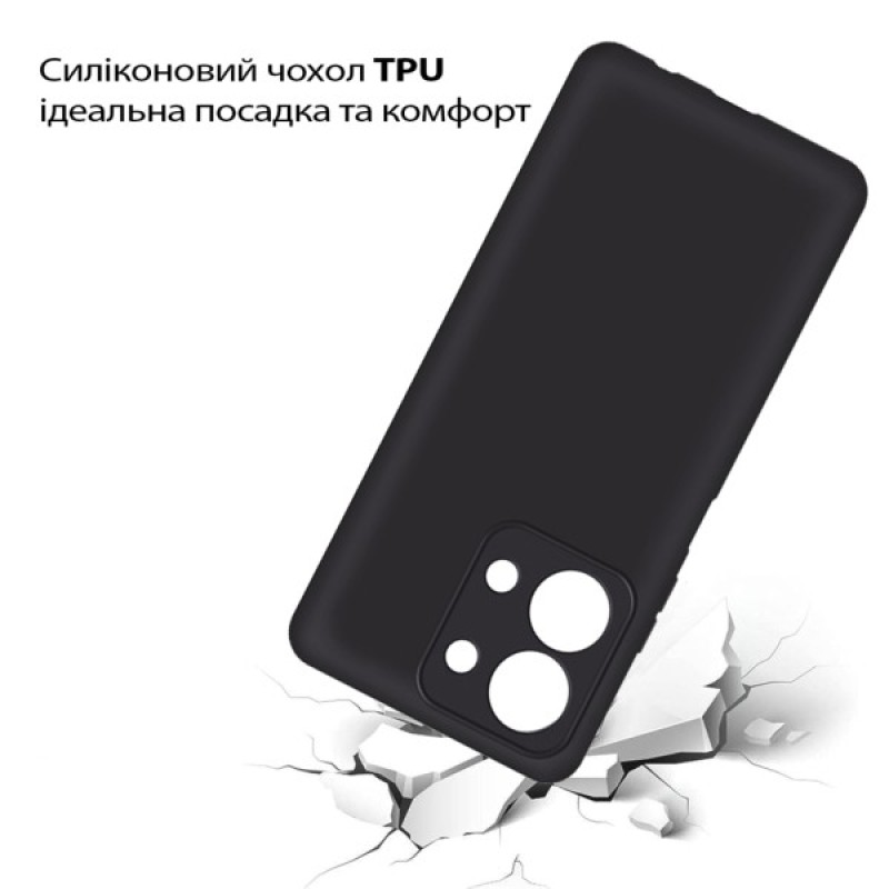 Чохол до мобільного телефона BeCover Silicone Xiaomi Redmi 15С 4G/5G Black (713784)