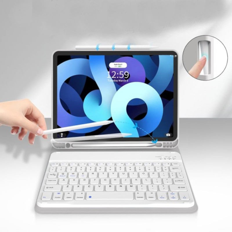 Чохол до планшета BeCover Keyboard Apple iPad Air 11" M2/M3 (2024/2025) Gray (711396)