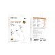 Перехідник USB-A to 3.5mm F 1.0m BV22 white BOROFONE (6941991117022)