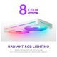 Кулер до корпусу NZXT F280 RGB Core Fan (Single Frame) - White (RF-U28HF-W1)