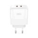 Зарядний пристрій XO L140 35W 2xUSB-C PD White (L140_White)