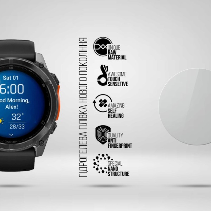 Плівка захисна Armorstandart Garmin Fenix 8 51mm 6 pcs (ARM85993)