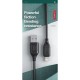 Дата кабель USB 2.0 AM to Lightning 1.0m braided black XO (NB235_L_Black)