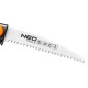 Ножівка Neo Tools 150мм, висувне полотно, 3D зуби, сталь 65Mn (42-100)