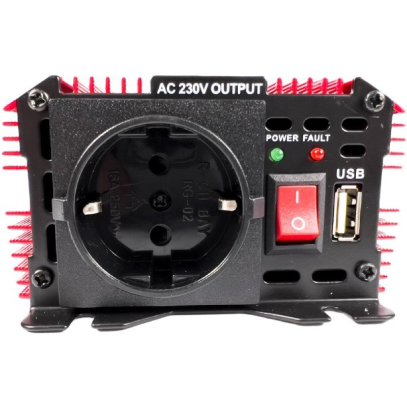 Автомобільний інвертор Bottari DC 12V - AC 230V 600W "POWER-600" (30200-IS)