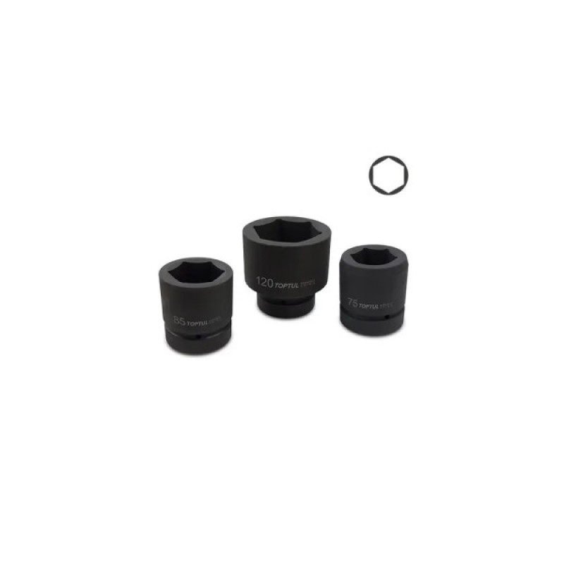 Головка торцева Toptul ударна 2-1/2" 110мм (KABA80B0)