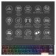 Клавіатура Ducky One 3 SF Cherry MX Red RGB UA USB Black (DKON2167ST-RUAPXCLAWSC1)