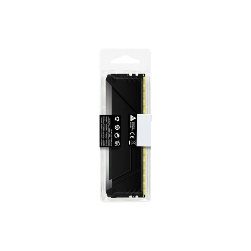 Модуль пам'яті для комп'ютера DDR4 16GB 3200 MHz Beast RGB Kingston Fury (ex.HyperX) (KF432C16BB12A/16WP)