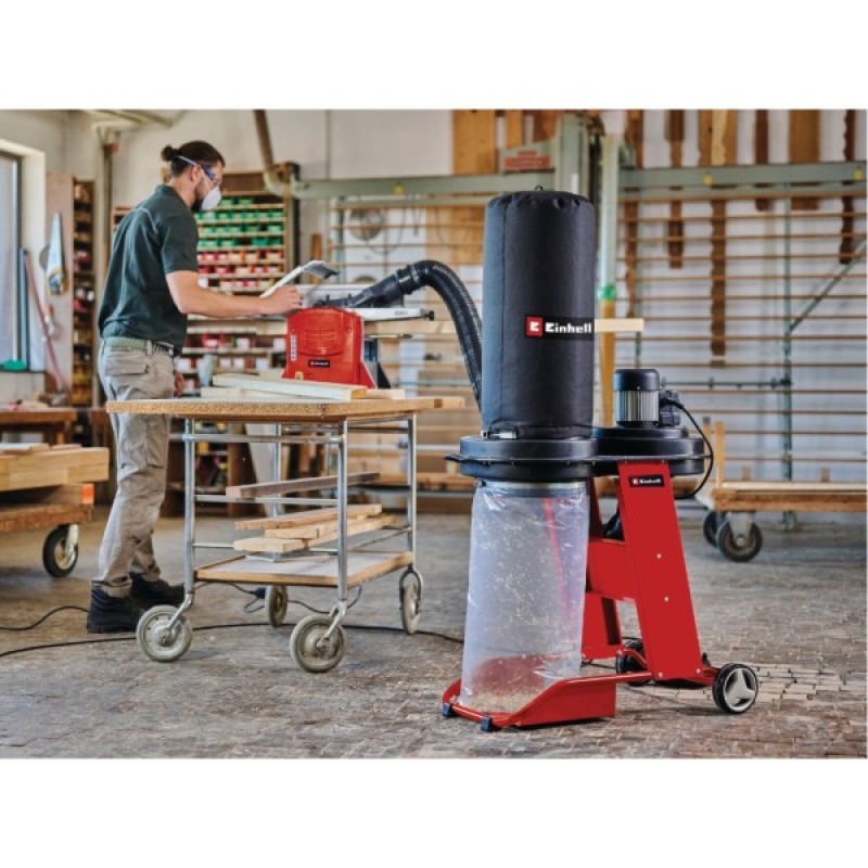 Пилосос будівельний Einhell для стружки TE-VE 550/1 A 550Вт, 2850об/хв, 1150м3/год (4304156)
