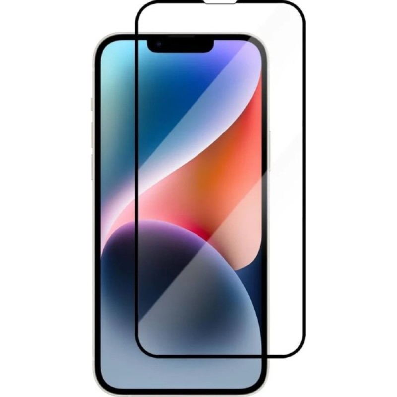 Скло захисне Lunatik Premium Tempered Glass 3D Full Cover Black for iPhone 14 (1195281)