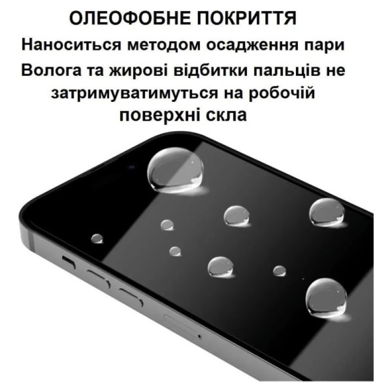 Скло захисне Lunatik Premium Tempered Glass 3D Full Cover Black for iPhone 14 (1195281)
