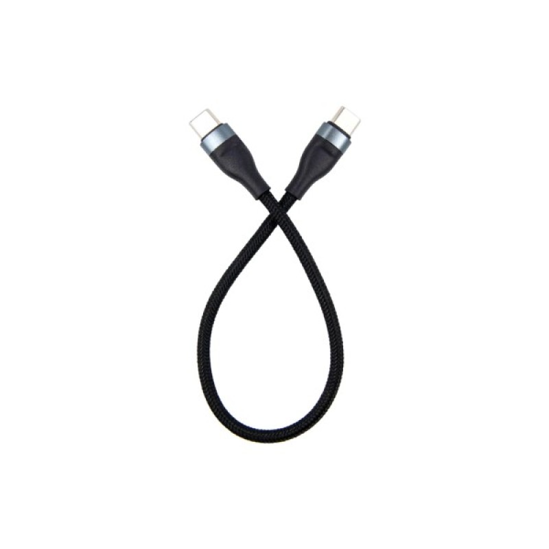 Дата кабель USB 2.0 AM to USB-C 0.25m black Dengos (NTK-TC-TC-SHRT-BLACK)