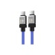 Дата кабель USB-C to USB-C 1.0m CoolPlay Fast Charging 100W blue Baseus (CAKW000203)