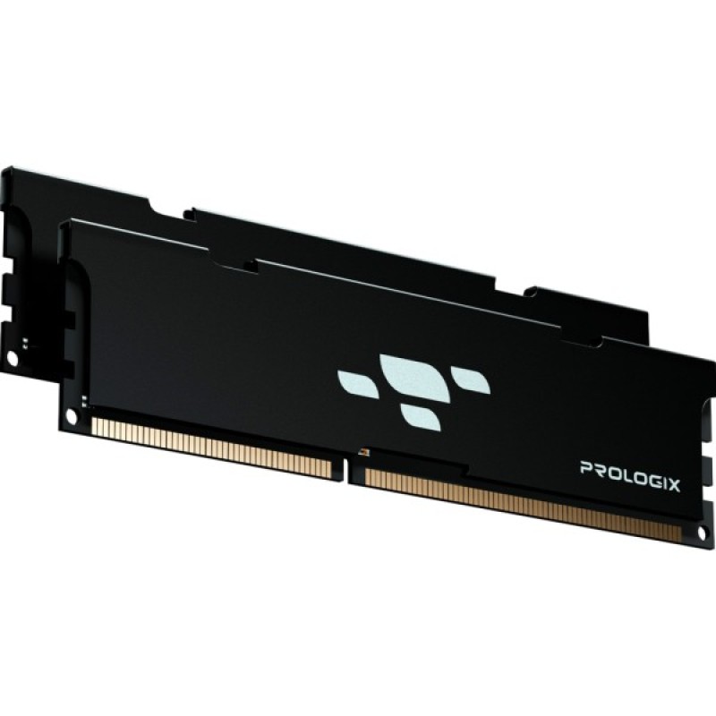 Модуль пам'яті для комп'ютера DDR5 32GB (2x16GB) 5200 MHz Black Prologix (PRO32GB5200B5K)