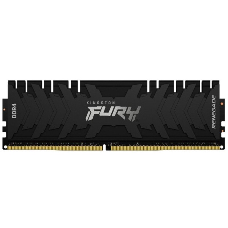 Модуль пам'яті для комп'ютера DDR4 16GB (2x8GB) 4800 MHz FURY Renegade Black Kingston Fury (ex.HyperX) (KF448C19RBK2/16)