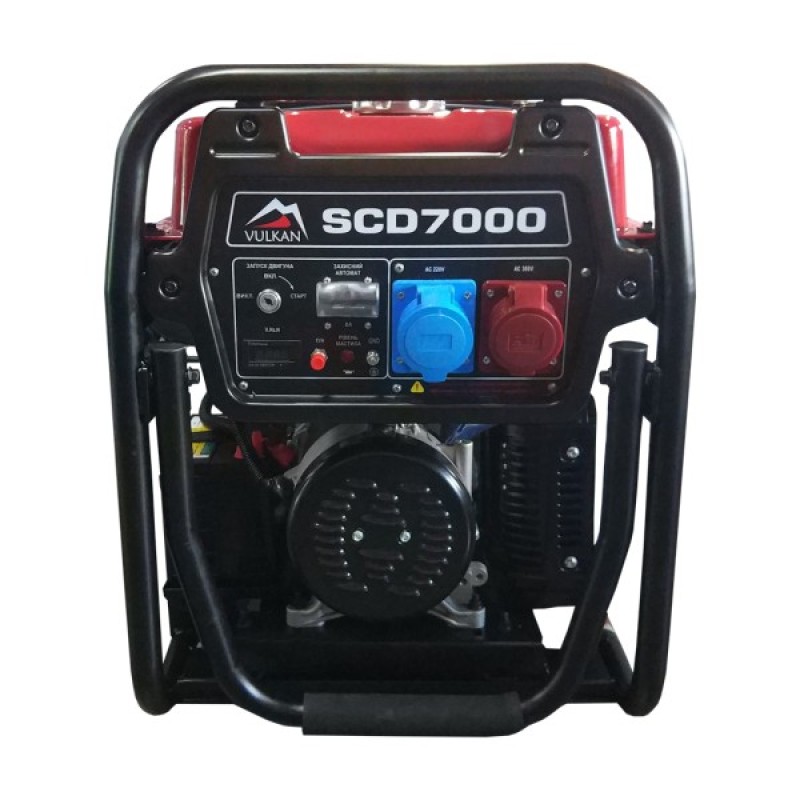 Генератор Vulkan SCD7000 дизель 5Kw, 3ф (SCD7000)