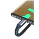 Дата кабель USB 2.0 AM to Lightning + Micro 5P + USB-C 1.2m 100W nylon black XoKo (SC-3100)