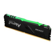 Модуль пам'яті для комп'ютера DDR4 16GB 3600 MHz Fury Beast RGB Kingston Fury (ex.HyperX) (KF436C18BBA/16)