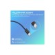 Дата кабель USB-C to USB-C ecoline-cc200.navy Promate (ecoline-cc200.navy)