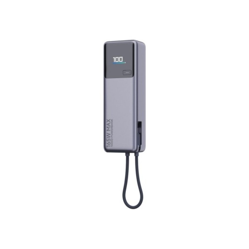 Батарея універсальна Xiaomi 10000mAh 165W Integrated Cable grey (BHR9361GL)