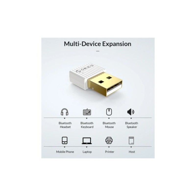 Bluetooth-адаптер Orico Bluetooth 5.0 BTA-508-BK-BP (CA913787)