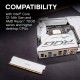 Модуль пам'яті для комп'ютера DDR5 16GB 6400 MHz Pro Overclocking White Micron (CP16G64C38U5W)