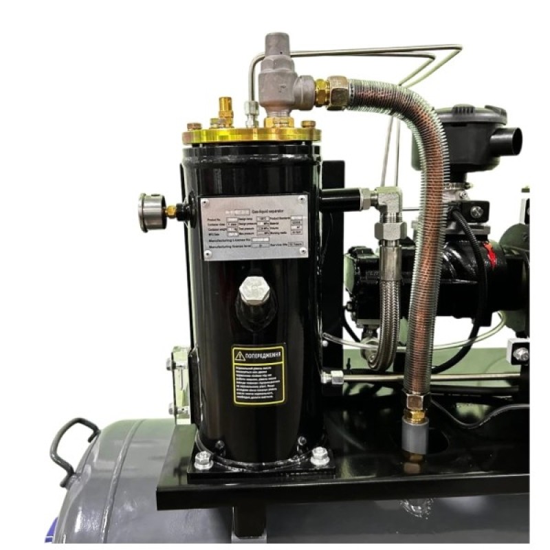 Компресор GTM 200л, 1000л/хв, 7,5кВт, 8бар, 380V (DLG7.5V)
