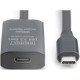 Дата кабель USB-С M/F 10.0m USB3.2 Gen1 Active 5G Digitus (DA-73109)