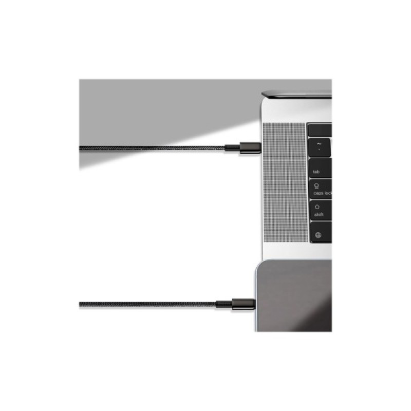 Дата кабель USB-C to Lightning 2.0m Tungsten Gold Fast Charging, PD 20W black Baseus (CATLWJ-A01)