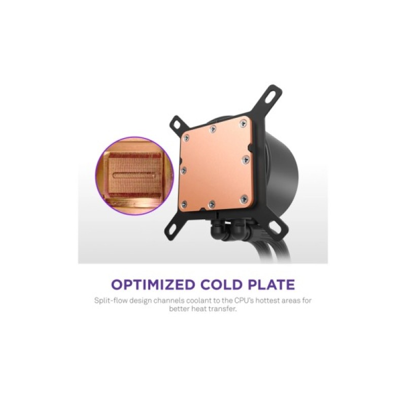Система рідинного охолодження NZXT Kraken Plus RGB V2-360 mm AIO liquid cooler Bl (RL-KR360-B2)