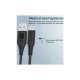 Дата кабель USB 2.0 AM to Lightning 1.2m 2.4A PowerLink-Ai120 black Promate (powerlink-ai120.black)