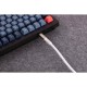 Дата кабель USB-C + USB A to USB-C 1.0m Double-Sleeved Geek white Keychron (CAB20_KEYCHRON)
