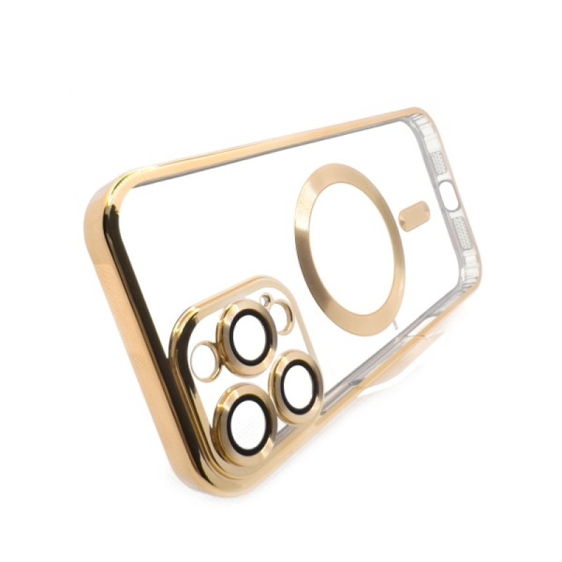 Чохол до мобільного телефона BeCover TPU Chrome Case (MagSafe) для Apple iPhone 16 Pro Gold (712081)