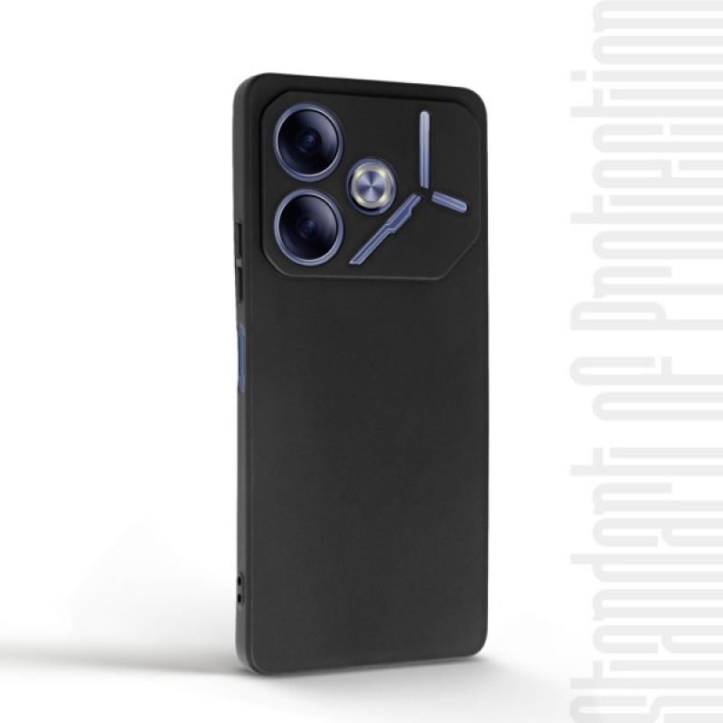 Чохол до мобільного телефона Armorstandart Matte Slim Fit Tecno Pova 6 (LI7) Camera cover Black (ARM78190)