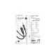 Кабель мультимедійний USB-C to 3.5mm M 1.0m BL22 black BOROFONE (6941991117763)