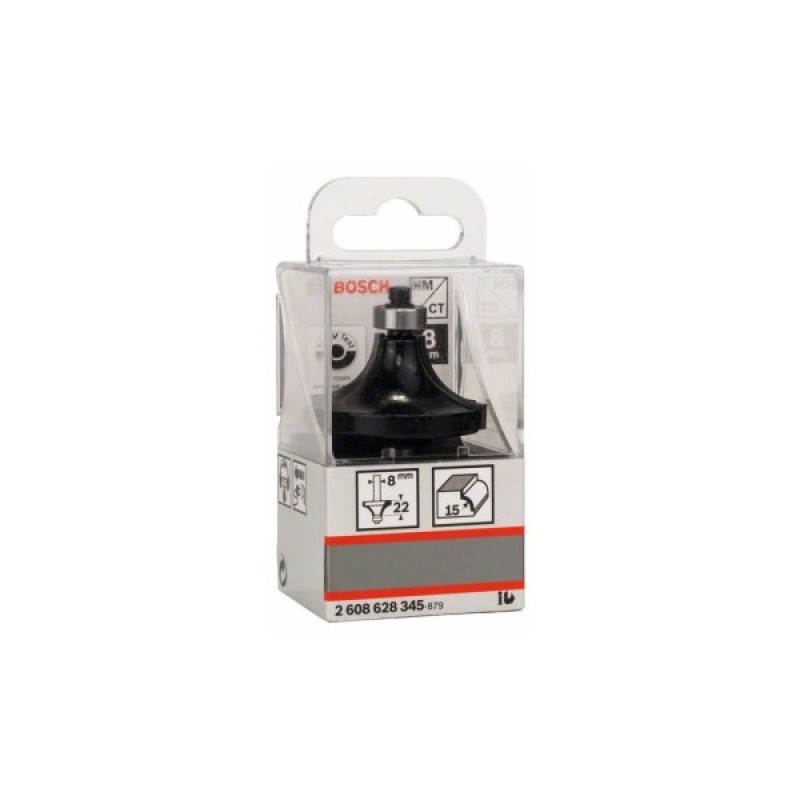Фреза Bosch Professional карнизна, Std, S8, R15, L22 (2.608.628.345)