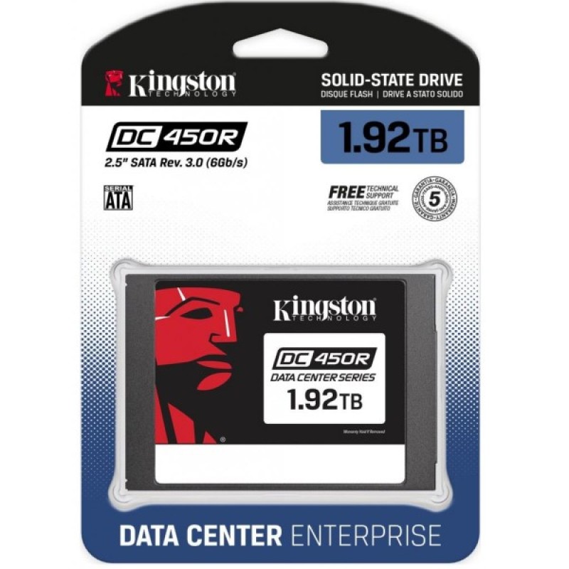 Накопичувач SSD 2.5" 1.92TB Kingston (SEDC450R/1920G)